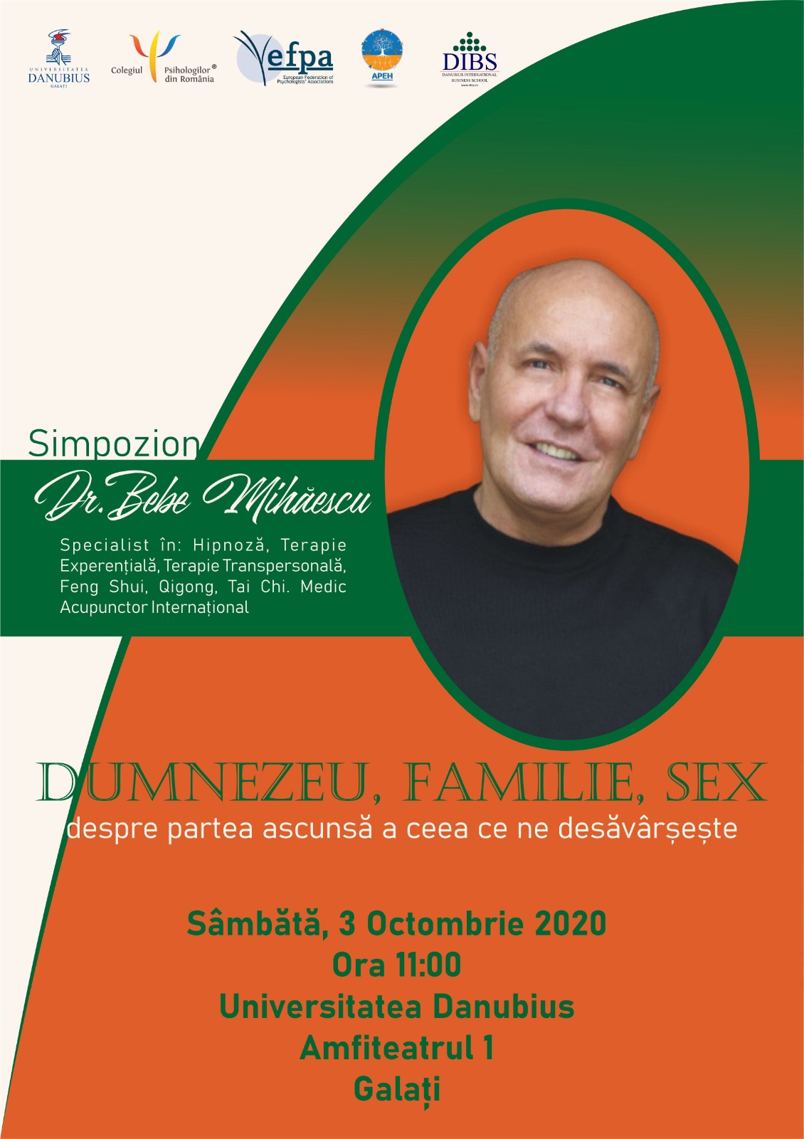 DR. BEBE MIHAESCU VA INVITĂ LA SIMPOZIONUL CU TEMA  ”DUMNEZEU, FAMILIE ȘI SEX”