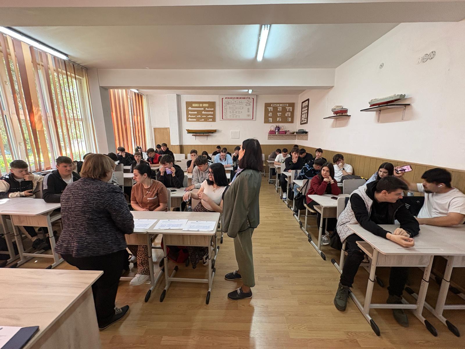 Prezentarea proiectului OUDI – „Oportunități Universitare pentru Diversitate și Integrare” la Liceul Tehnologic „Radu Negru” Galați