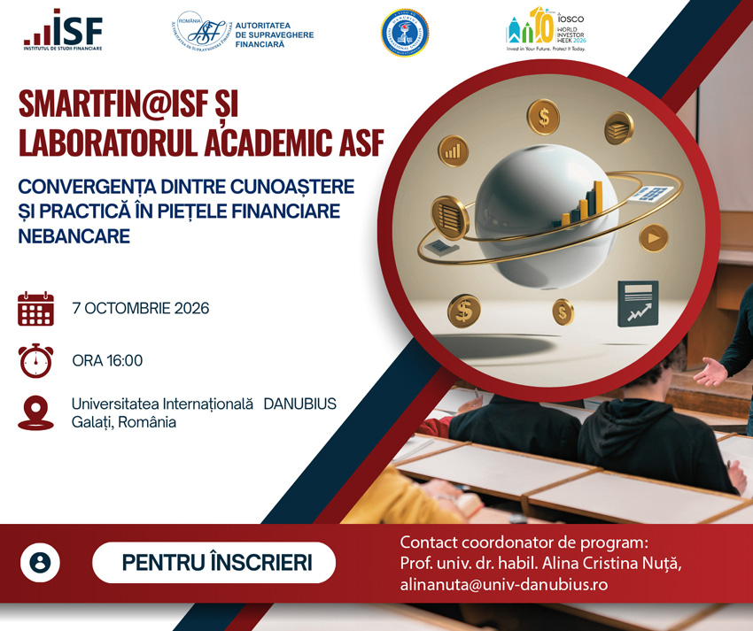 Cunoaștere și practică în domeniul financiar: Seminarul SmartFIN@ISF la UID