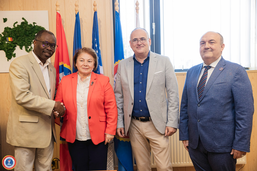 Vizita oficială a Excelenței Sale, Doamna Enkeleda Mërkuri, Ambasador al Republicii Albania în România la Universitatea Internațională Danubius