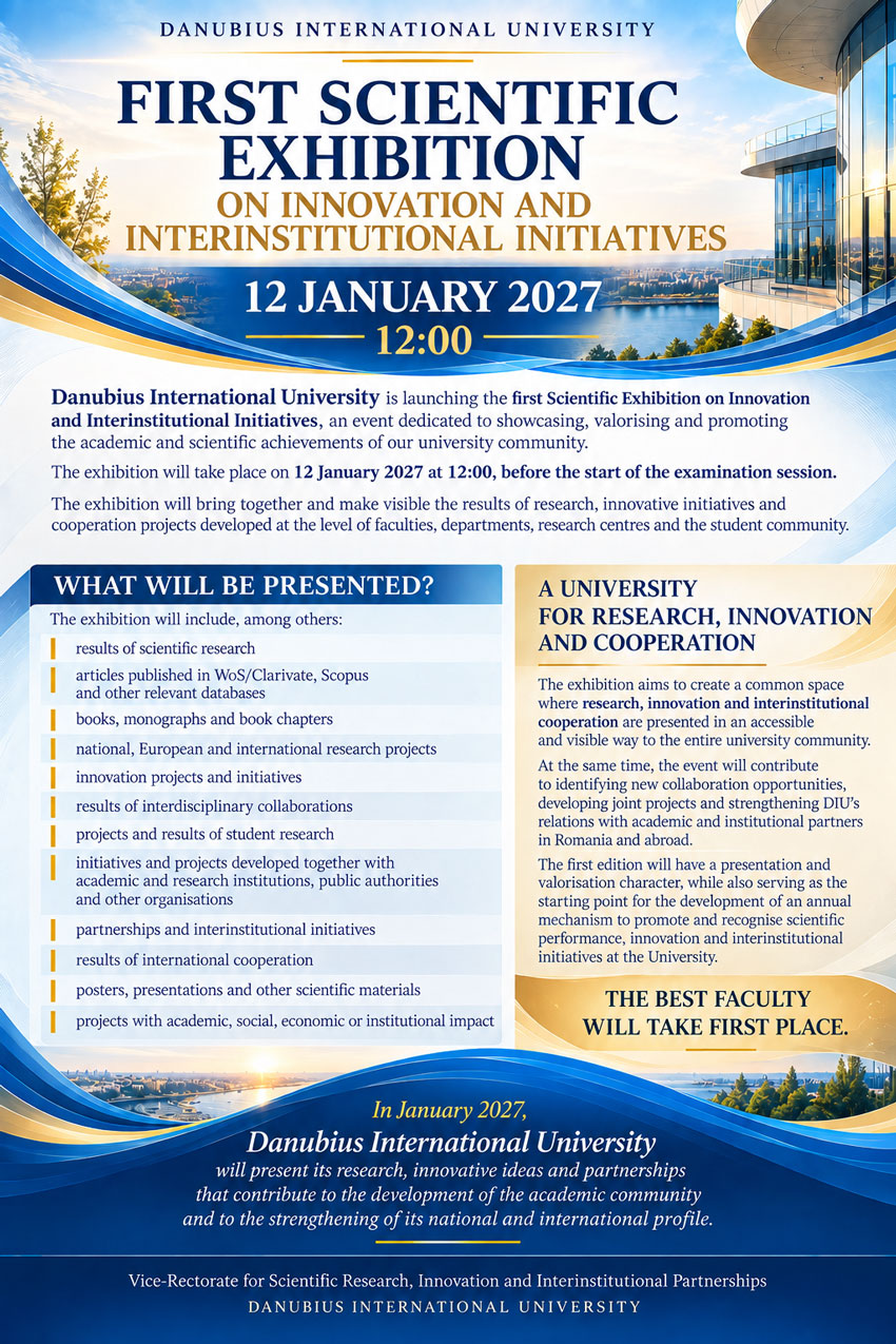 FIRST SCIENTIFIC EXHIBITION ON INNOVATION AND INTERINSTITUTIONAL INITIATIVES