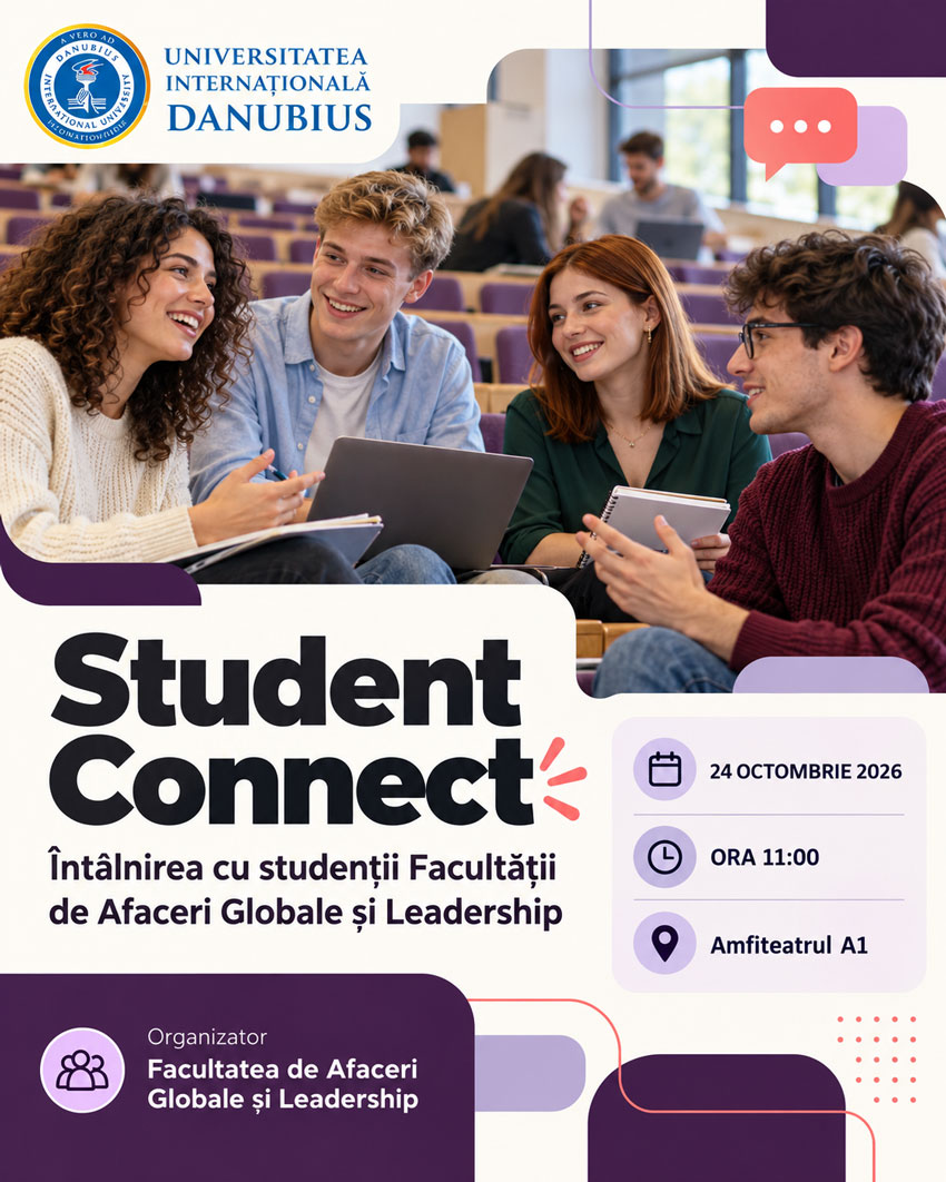 Pe 24 octombrie începând cu ora 11:00 va avea loc întâlnirea cu studenții Facultății, Amfiteatrul A1