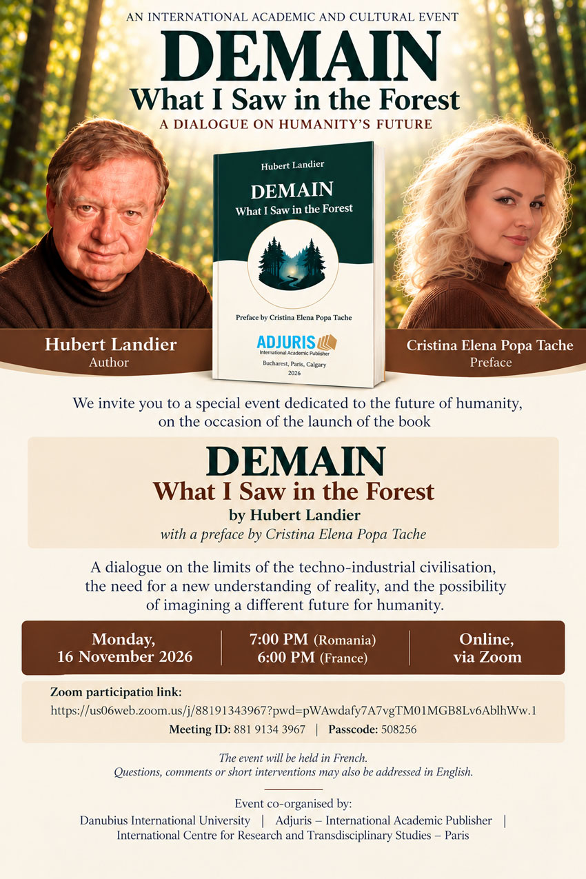 SAVE THE DATE: NOVEMBER 16 -  INVITATION TO AN INTERNATIONAL CULTURAL AND ACADEMIC EVENT