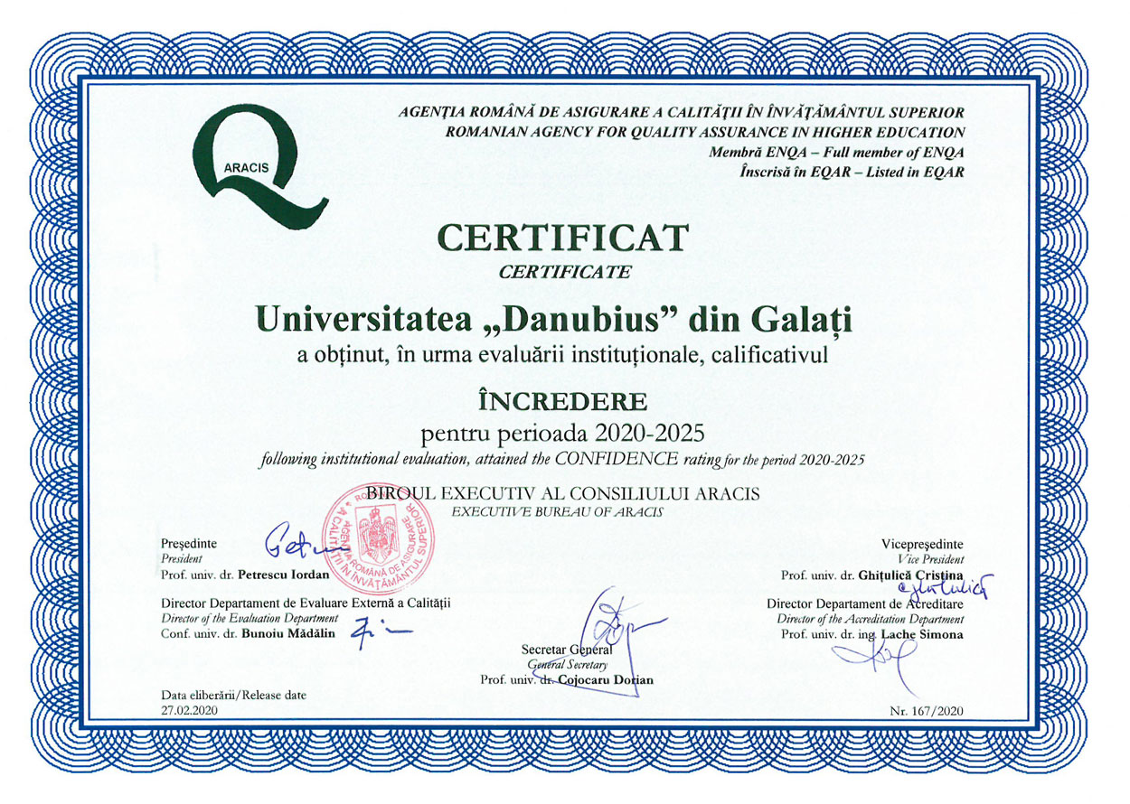 Aracis Universitatea Danubius