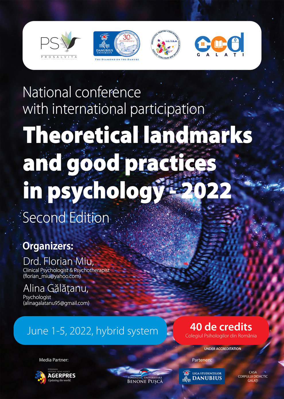 National conference with international participation “Theoretical landmarks and good practices in psychology”