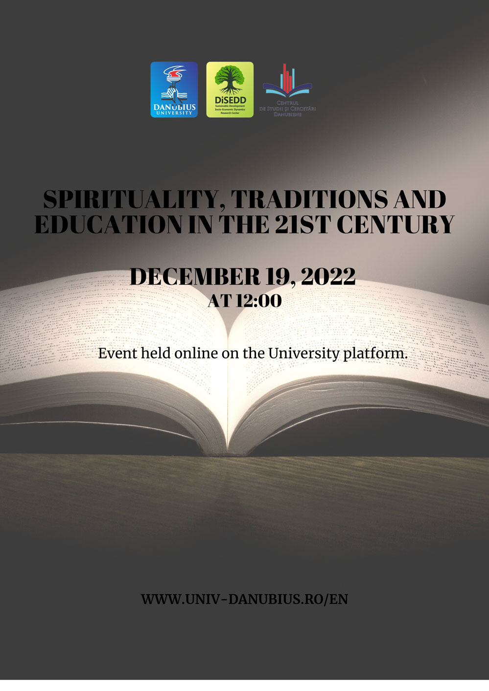 WORKSHOP - SPIRITUALITY, TRADITIONS AND EDUCATION IN THE 21ST CENTURY