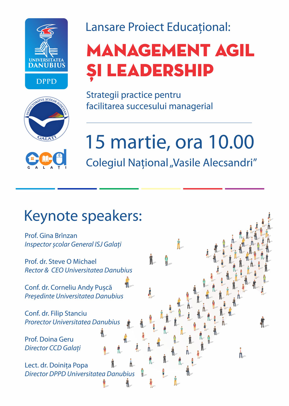 Lansare Proiect Educațional: MANAGEMENT AGIL ȘI LEADERSHIP