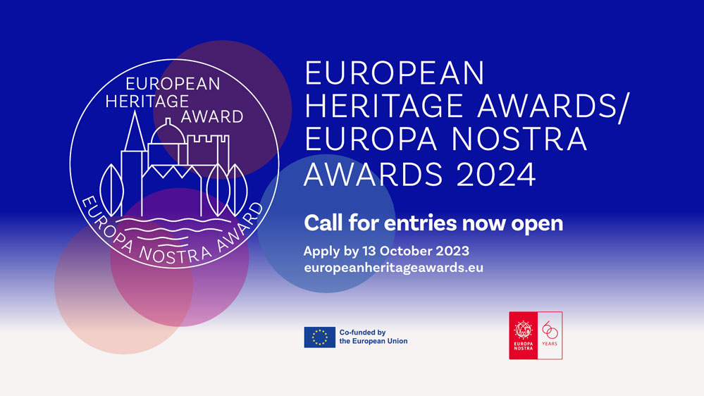 Centrul de Documentare EuroInfoGhid anunta deschiderea aplicației pentru Premiile pentru Patrimoniul European / Premiile Europa Nostra 2024 până la 13 octombrie 2023
