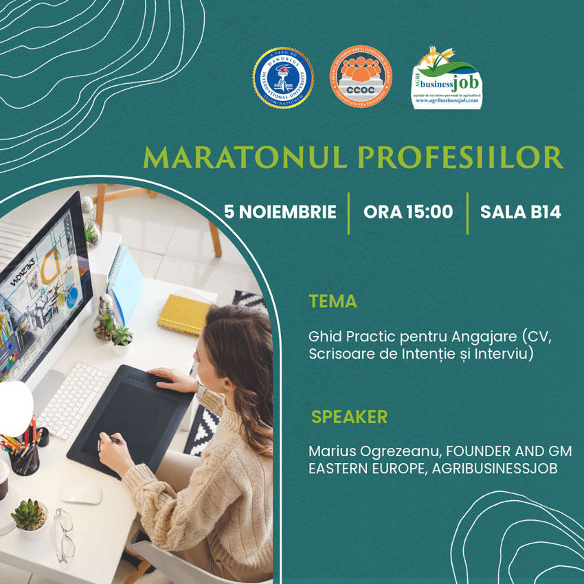 Maratonul profesiilor se întoarce cu o nouă serie de evenimente pentru studenți și liceeni!