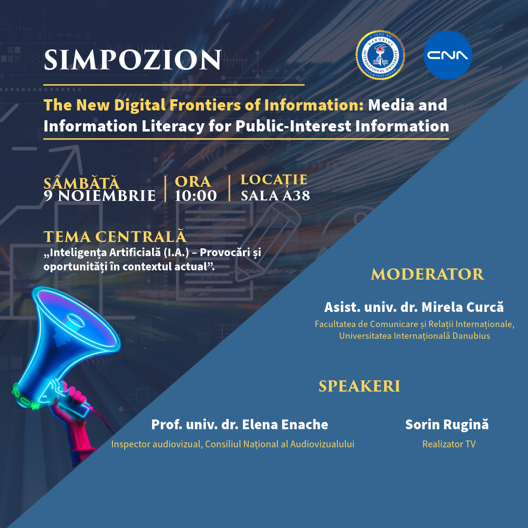 Simpozion – The New Digital Frontiers of Information: Media and Information Literacy for Public-Interest Information