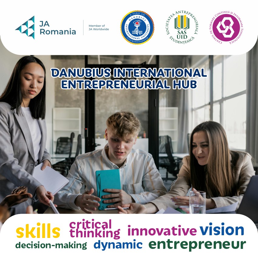 🌟 Sesiunea finală de prezentare a planurilor de afaceri 🌟 - Danubius International Entrepreneurial Hub -