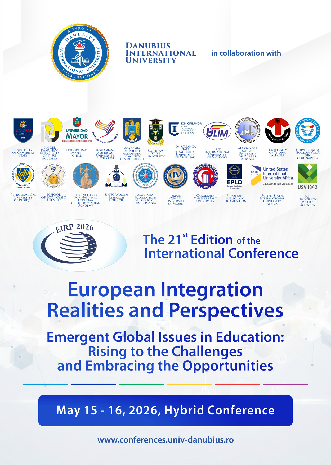 Conferința Internațională „European Integration – Realities and Perspectives” – ediția a XXI-a