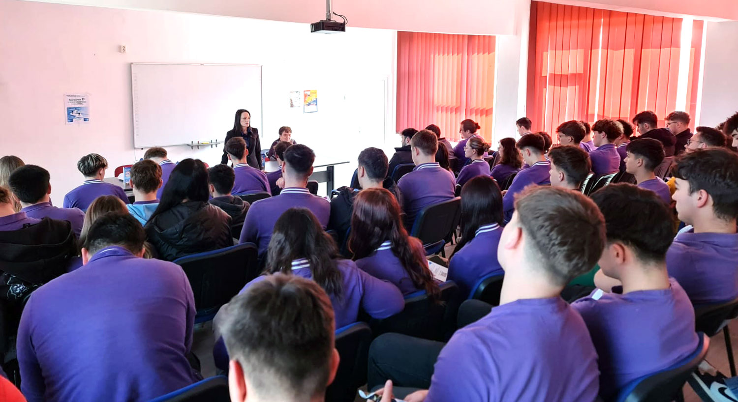 Danubius International University, Closer to Future Students: Educational Presentations in High Schools in Roman