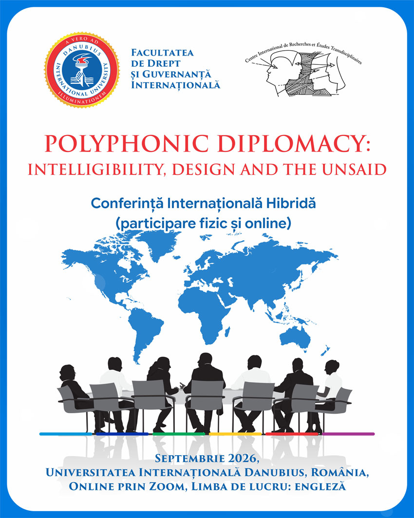 Anunț – Conferință științifică internațională organizată de Facultatea de Drept și Guvernanță Internațională