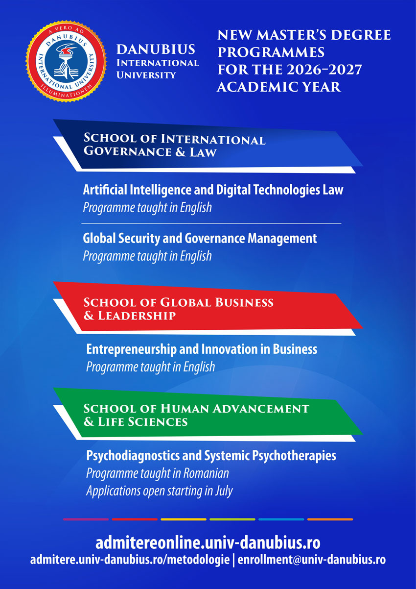 NEW MASTER’S DEGREE PROGRAMMES FOR THE 2026–2027 ACADEMIC YEAR