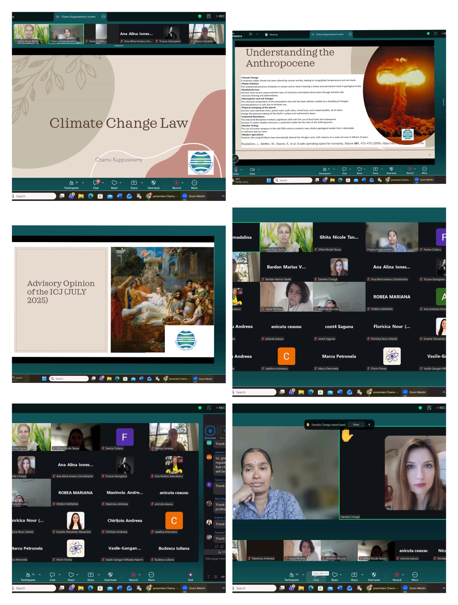 Dezbatere academică de actualitate: webinarul „Aspecte juridice ale schimbărilor climatice”, organizat de Facultatea de Drept și Guvernanță Internațională