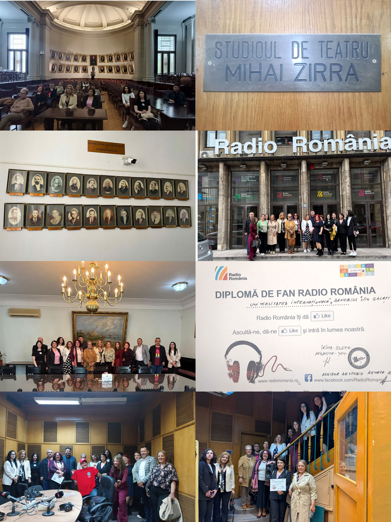 Authentic Academic Experiences: Danubius Students Visit the Romanian Radio Broadcasting Corporation and the Romanian Academy