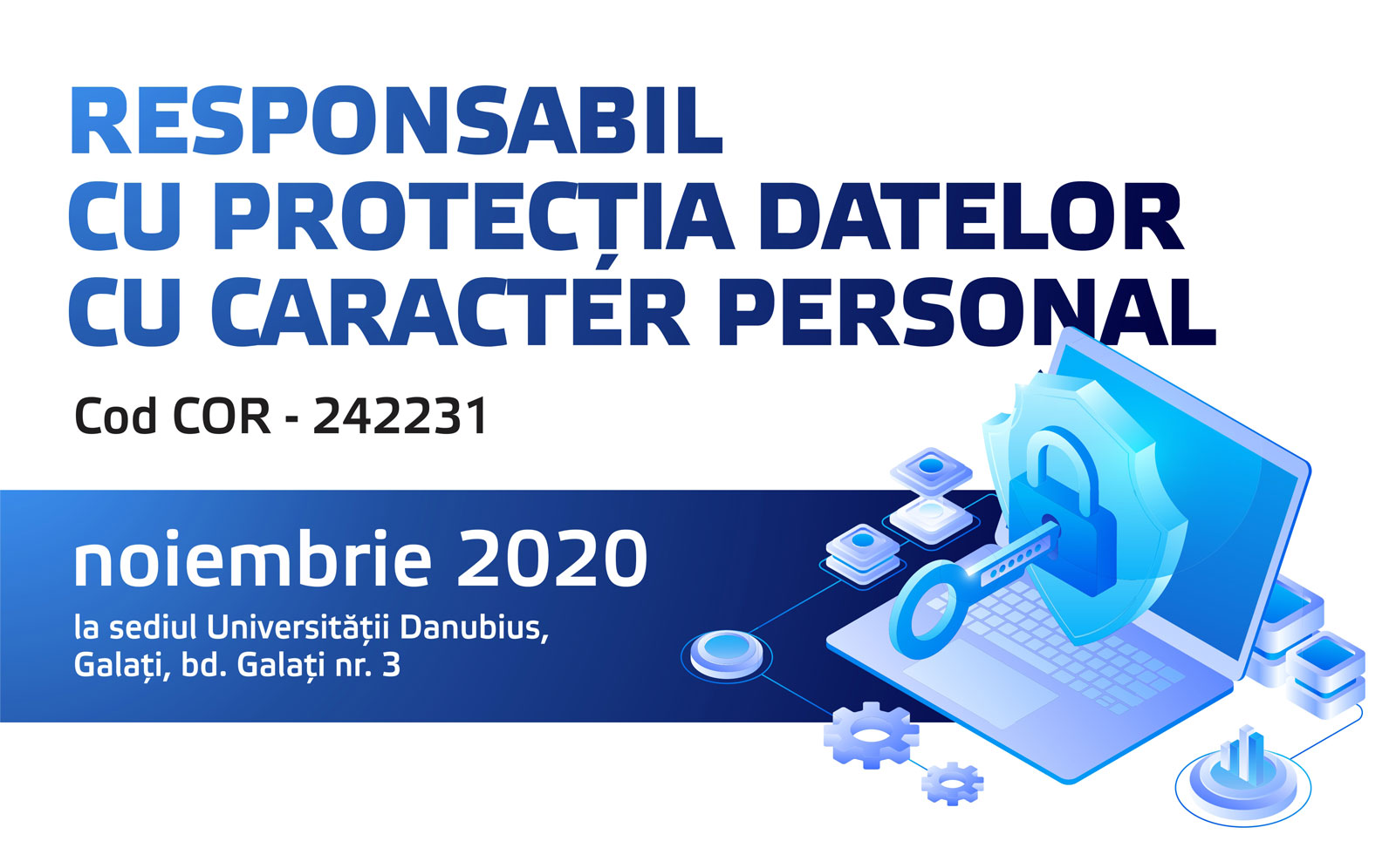 RESPONSABIL CU PROTECȚIA DATELOR CU CARACTER PERSONAL - PROGRAM DE FORMARE 