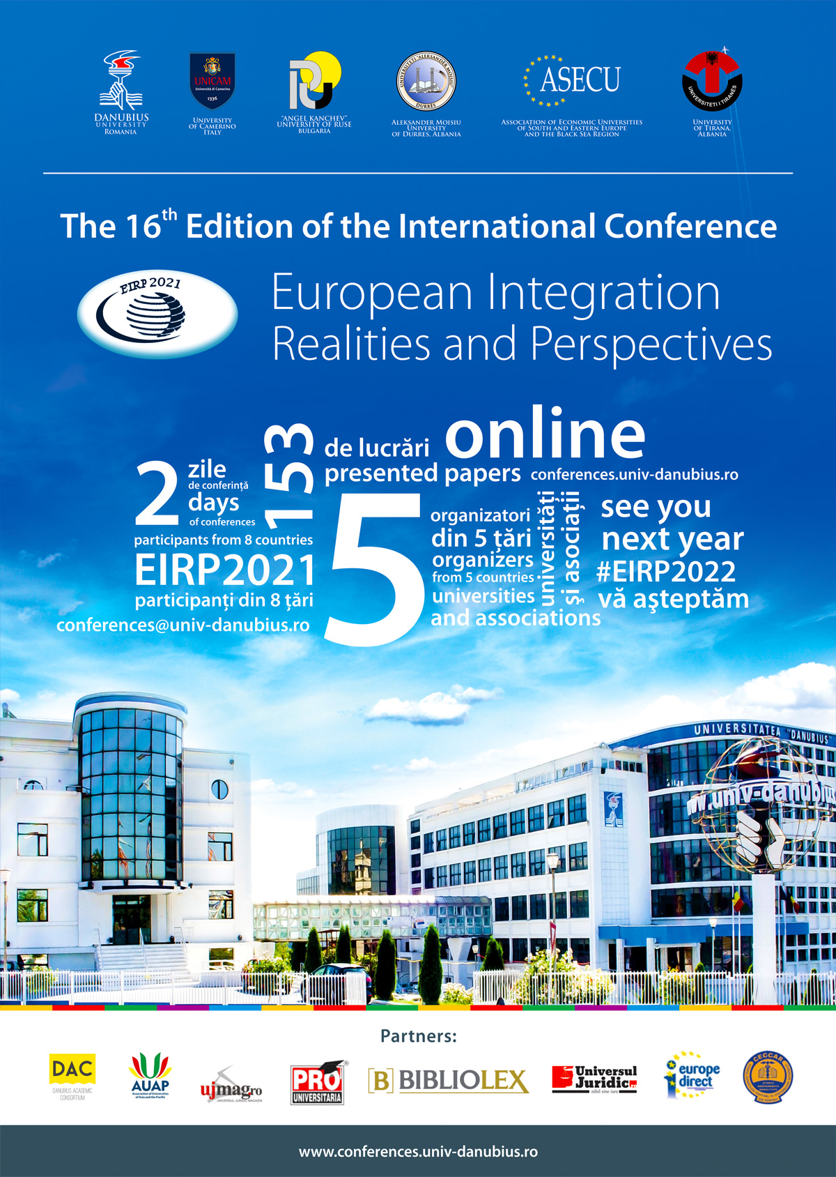 Conferinţa ştiinţifică internaţională „European Integration. Realities and Perspectives” – EIRP
